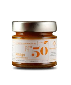 Chutney di Mango, Peperoni e Basilico n°50 – Brusadin 150 g