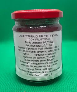 Confettura senza zucchero di Frutti di bosco 350 g