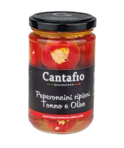 Peperoncini ripieni di Tonno e Olive – 290g