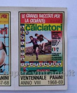 Figurine Calciatori N.4 Velina- Anno 1980-81 Panini