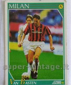 CARD SCORE 1991 FIGURONE MILAN VAN BASTEN N°174 CALCIO CARDS 92