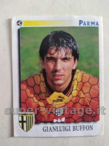 PANINI CALCIATORI 1997 98 FIGURINA N. 256 GIANLUIGI BUFFON PARMA N VELINA