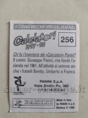 PANINI CALCIATORI 1997 98 FIGURINA N. 256 GIANLUIGI BUFFON PARMA N VELINA - Image 3