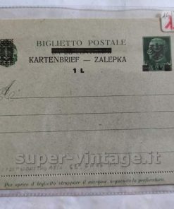 Biglietto Postale Kartenbrief Zalepka