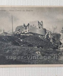 Campobasso Antico Castello dei Monforte animata Viaggiata 1917