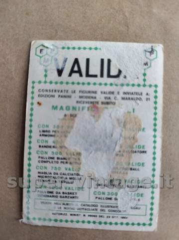 Figurina Panini Calciatori 1964/65 Jair del Inter Recupero - Image 3